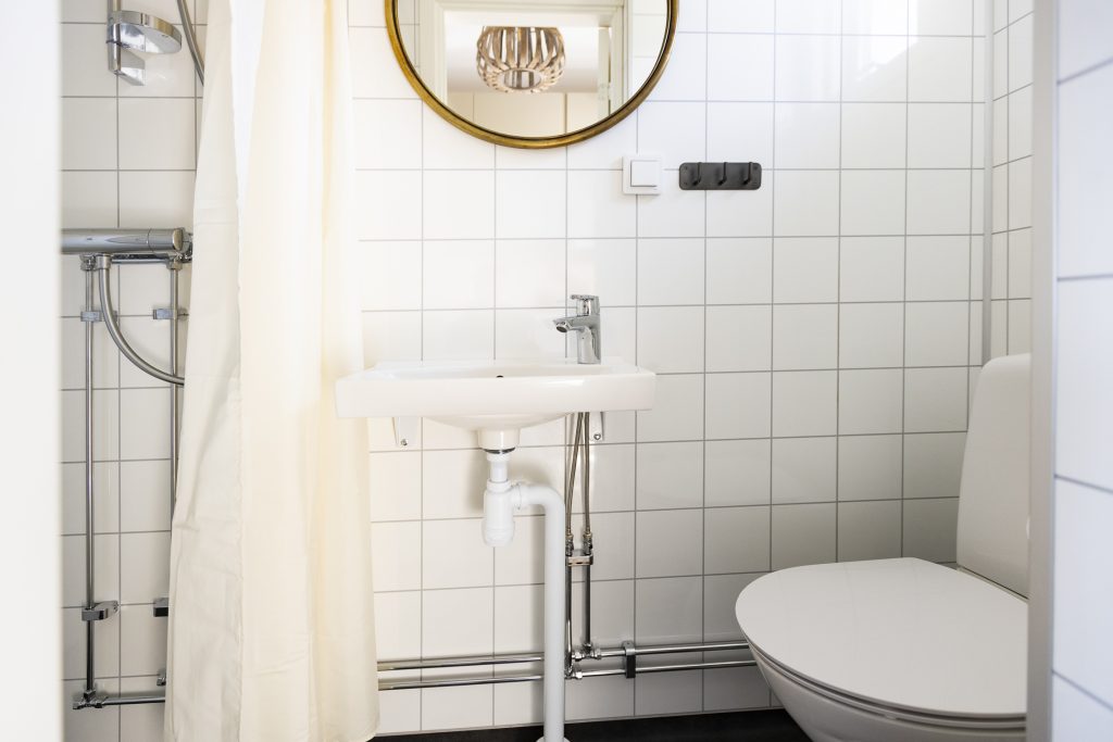 Toaletten i Sjöbodstugan.