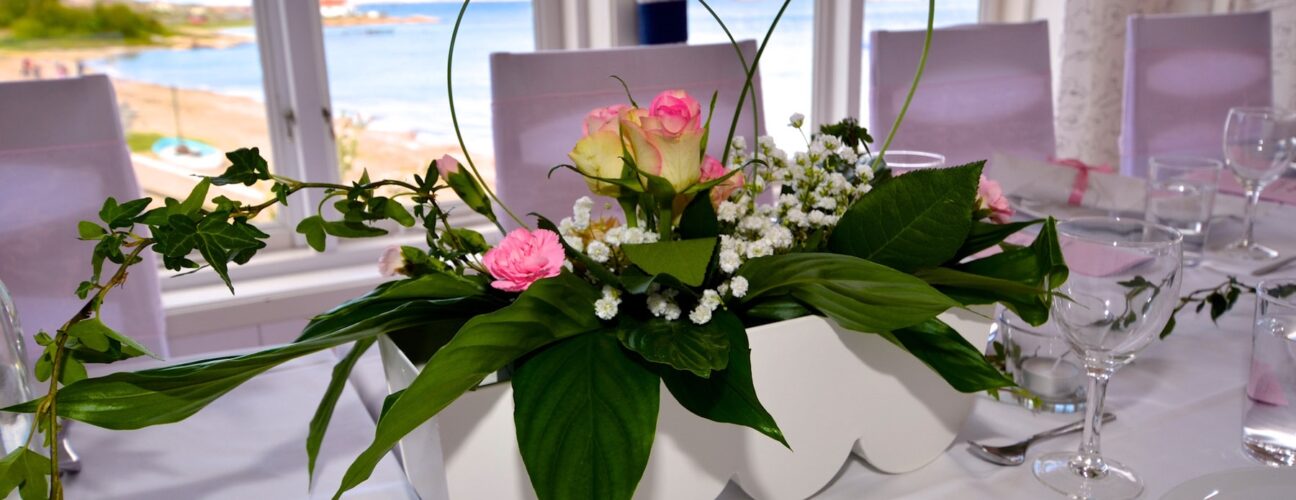 Närbild på blommor.